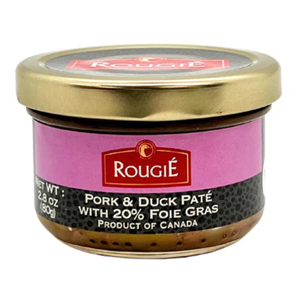 Rougie Duck & Pork Pâté with 20% Foie Gras – 2.8 oz (80 g)