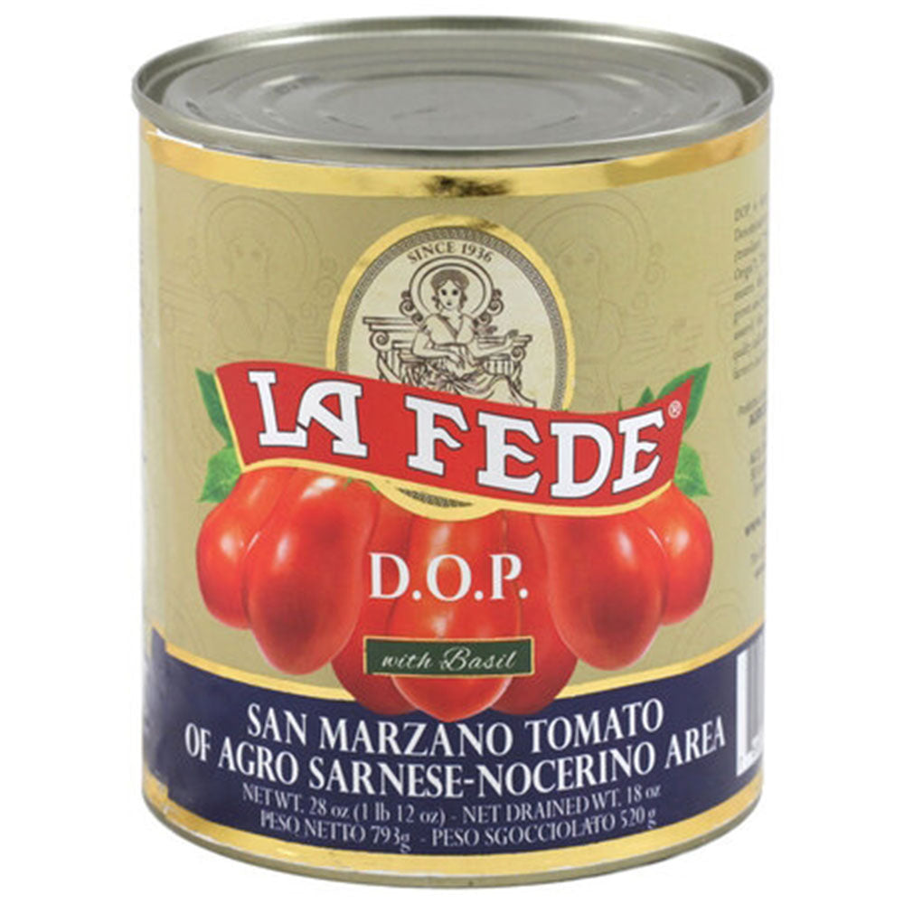 LA FEDE San Marzano DOP Tomatoes – Authentic Italian Plum Tomatoes (28 oz)