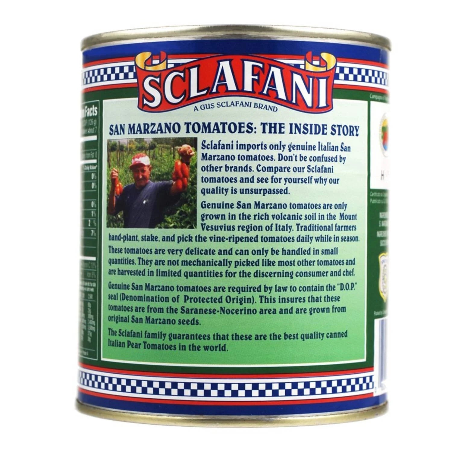 Sclafani San Marzano Tomatoes D.O.P. – 28 oz (800g)