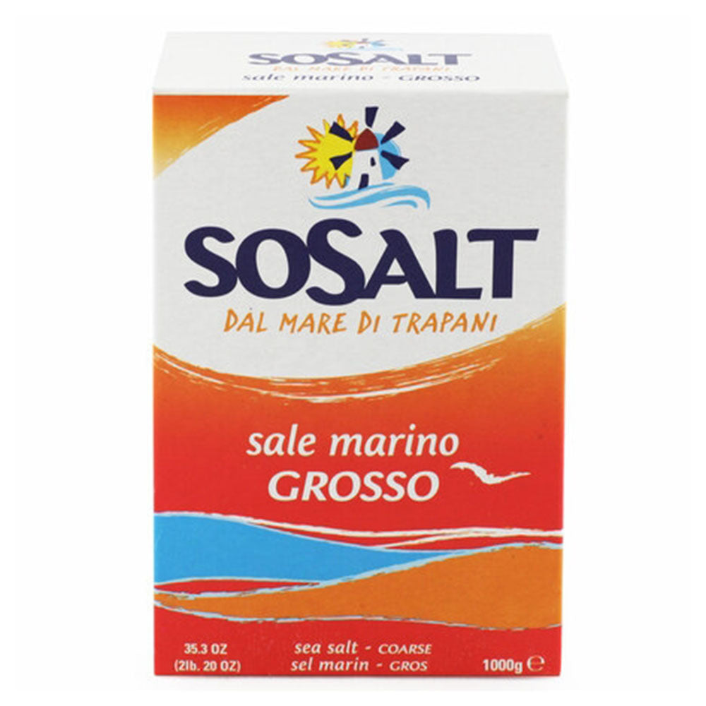SOSALT sea salt packaging on a white background