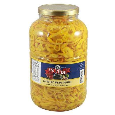 Indigo Sliced Hot Banana Peppers (1 GAL)