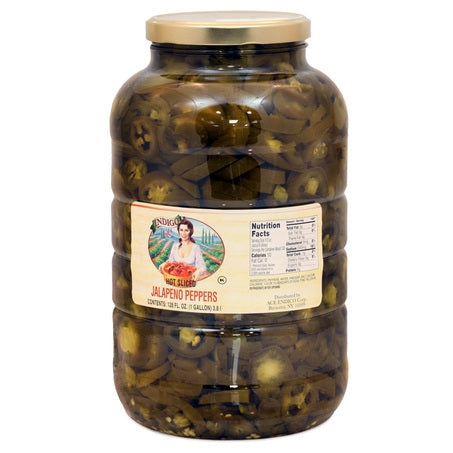 Indigo Sliced Jalapeño Peppers (1 GAL)