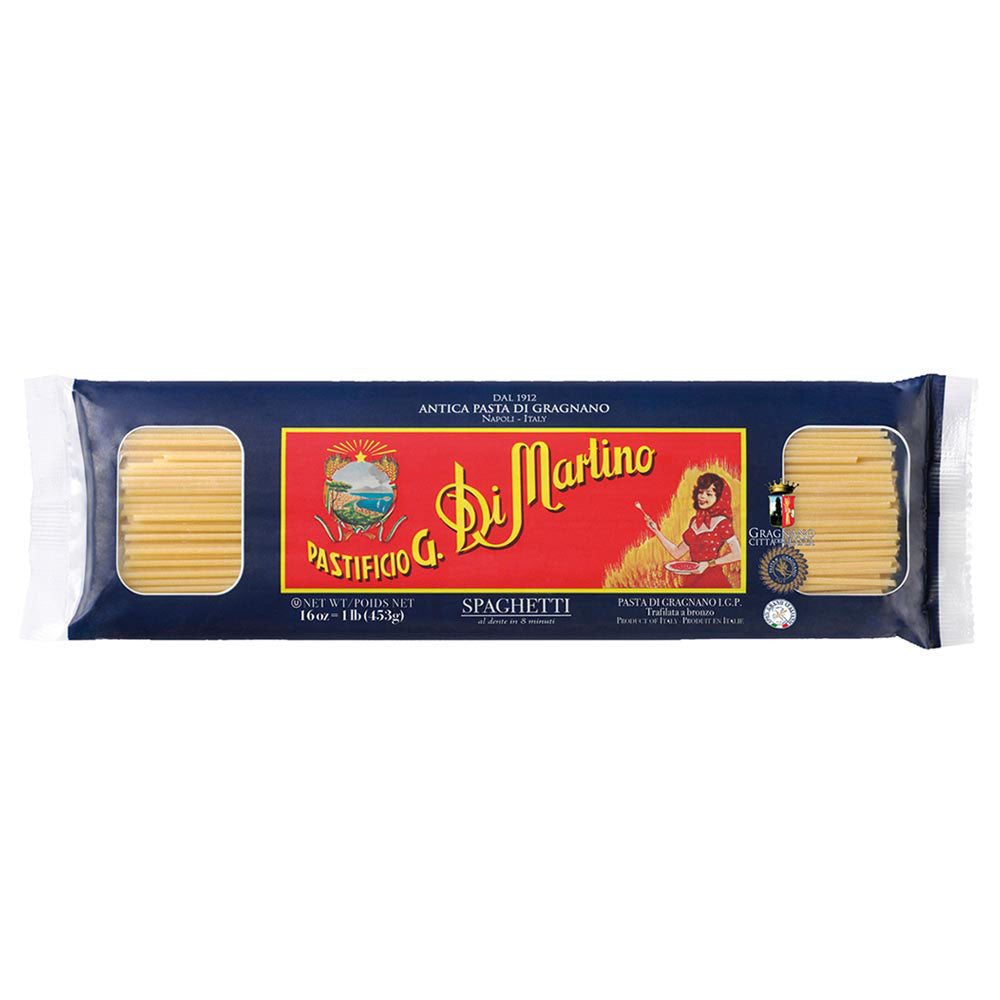 Di Martino Spaghetti Pasta - Authentic Italian Long Pasta (16 oz / 1 lb)