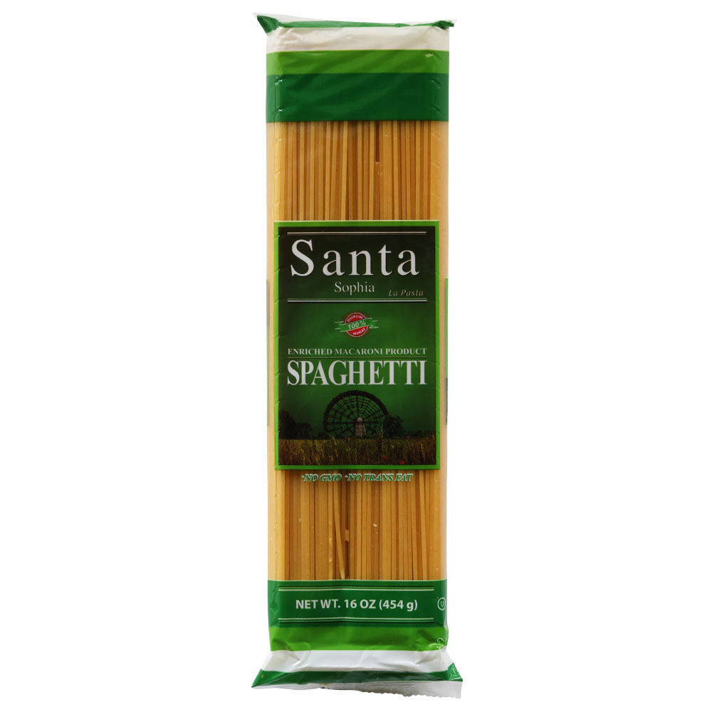 Pasta City Spaghetti Pasta - 1 LB Box (16 OZ) - Classic Long Strands