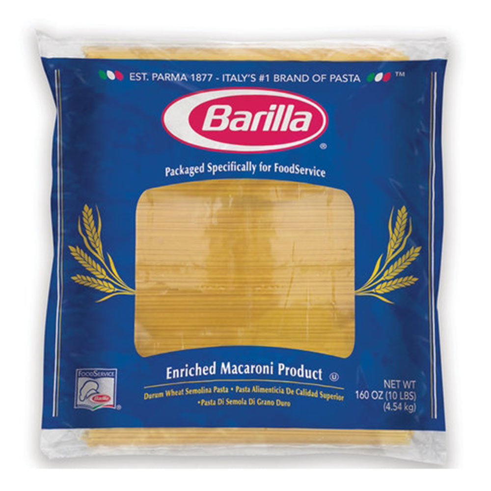 Barilla Bulk Spaghetti Pasta (#5) - 10 LB Bag - Long Cylindrical