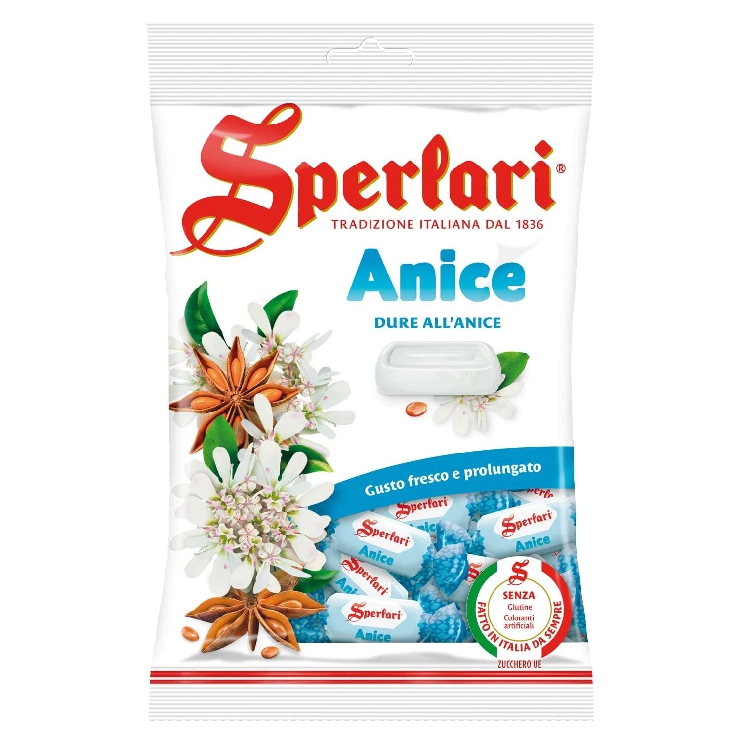 Sperlari Anise Hard Candy – 200g | Italian Individually Wrapped Sweets
