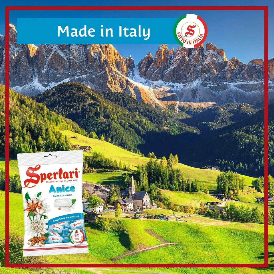 Sperlari Anise Hard Candy – 200g | Italian Individually Wrapped Sweets