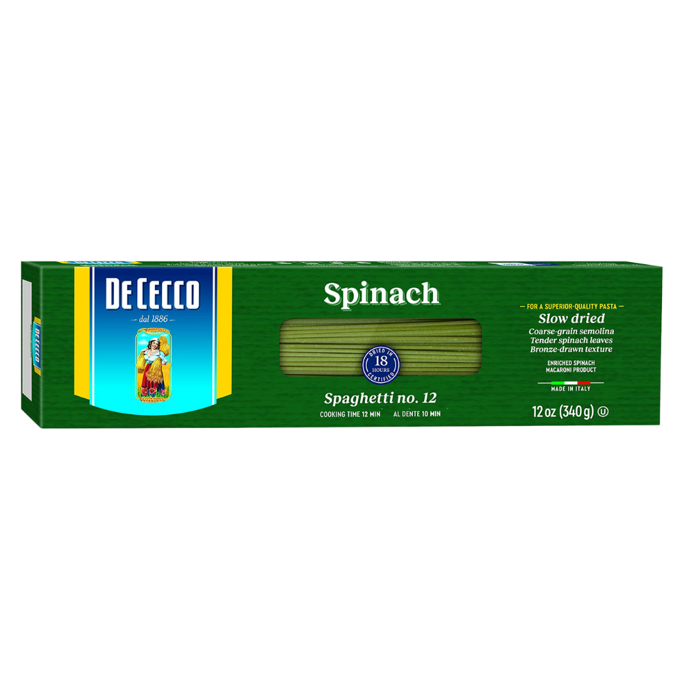 De Cecco Spinach Spaghetti No. 12 (12.0 oz)