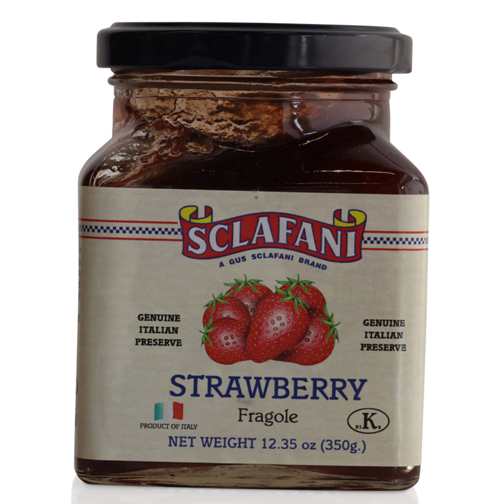 Sclafani Strawberry Preserves – 12 oz Jar