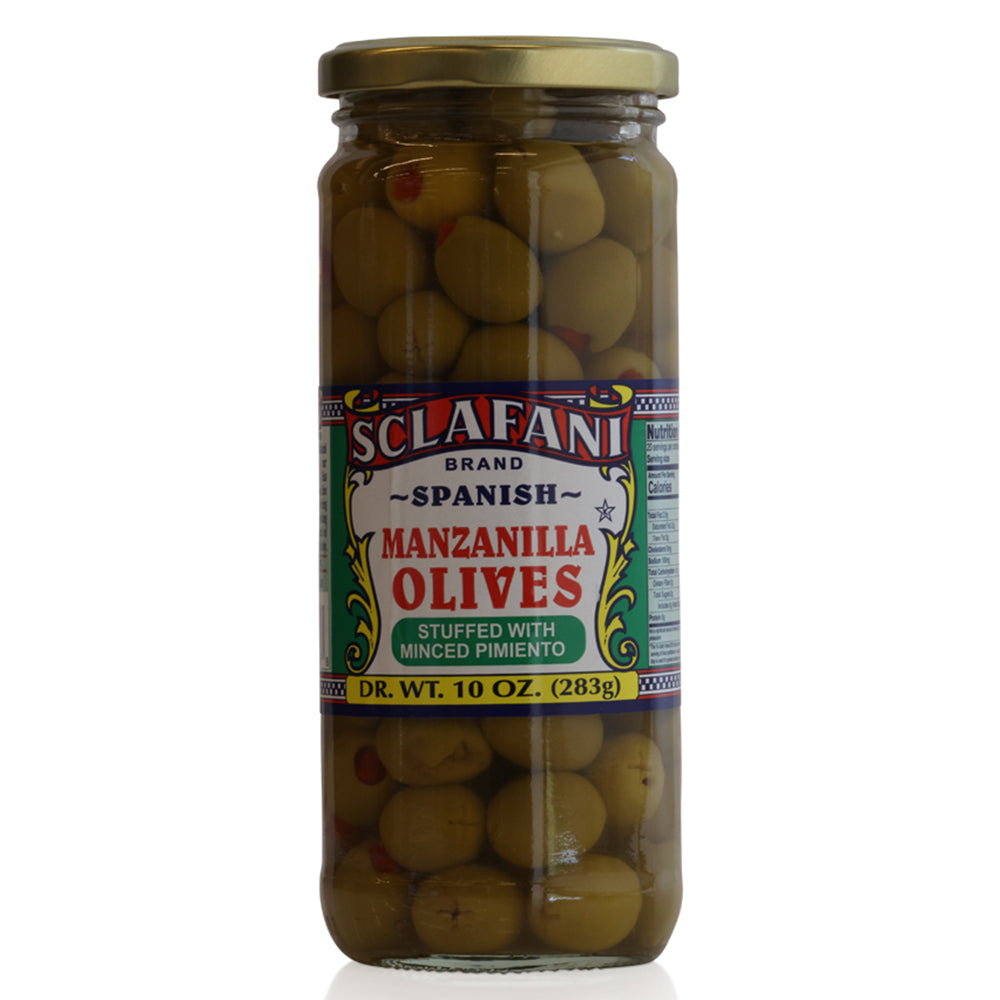 Sclafani Stuffed Manzanilla Olives (10 oz)