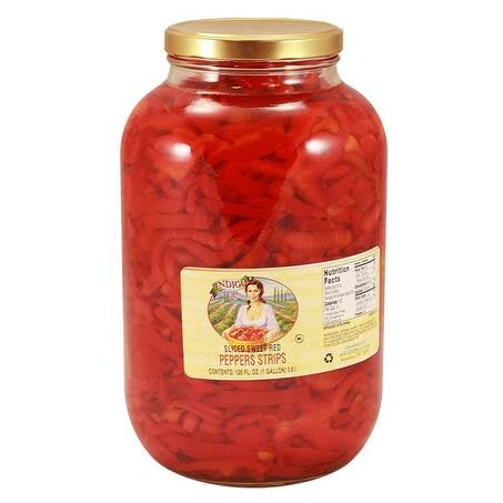 Indigo Sweet Red Pepper Strips (1 GAL)