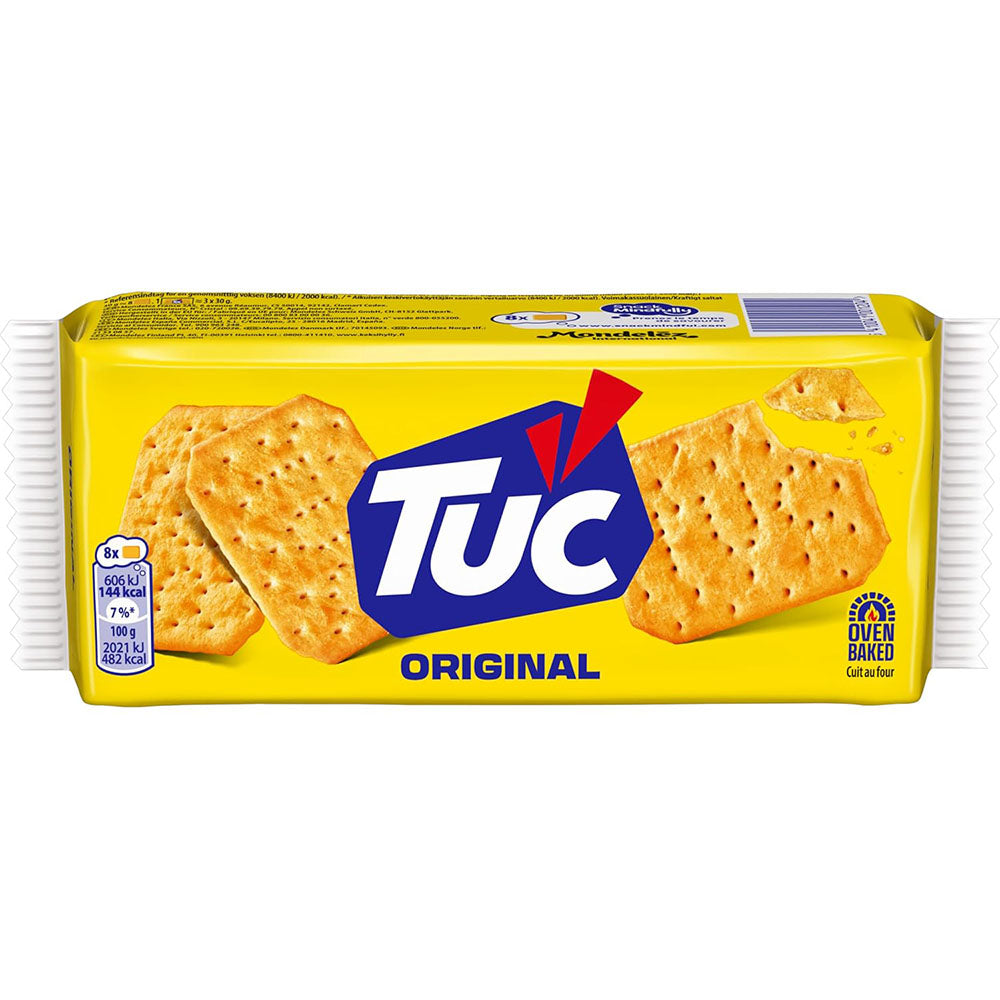 TUC Salted Original Crackers - Light & Crispy Golden-Baked Snack 3.5 oz