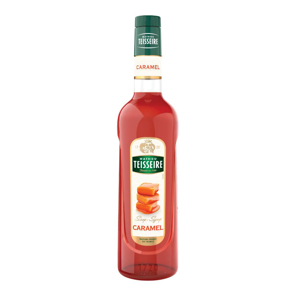 Teisseire Caramel Syrup - Premium French Syrup 23.7 fl oz