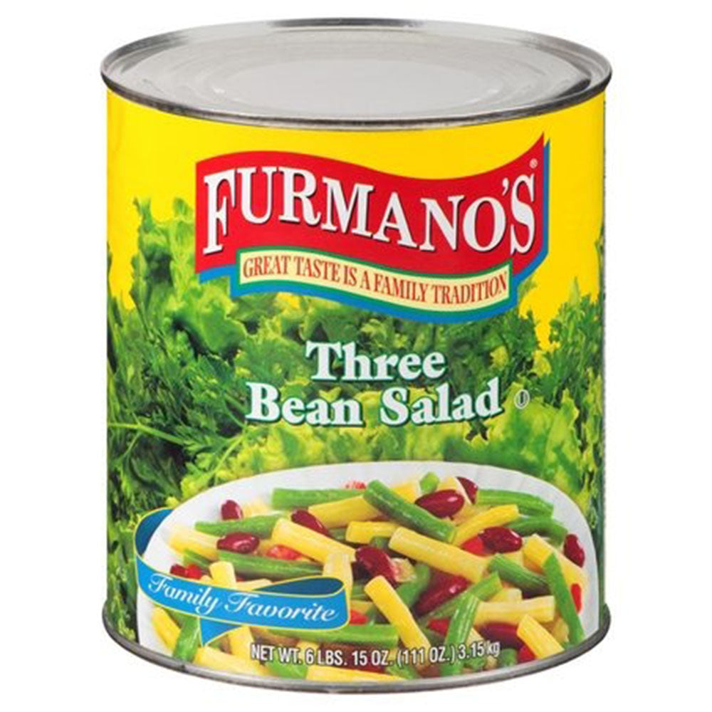Furmano's Three Bean Salad - #10 Can (6.56 LB Est.)