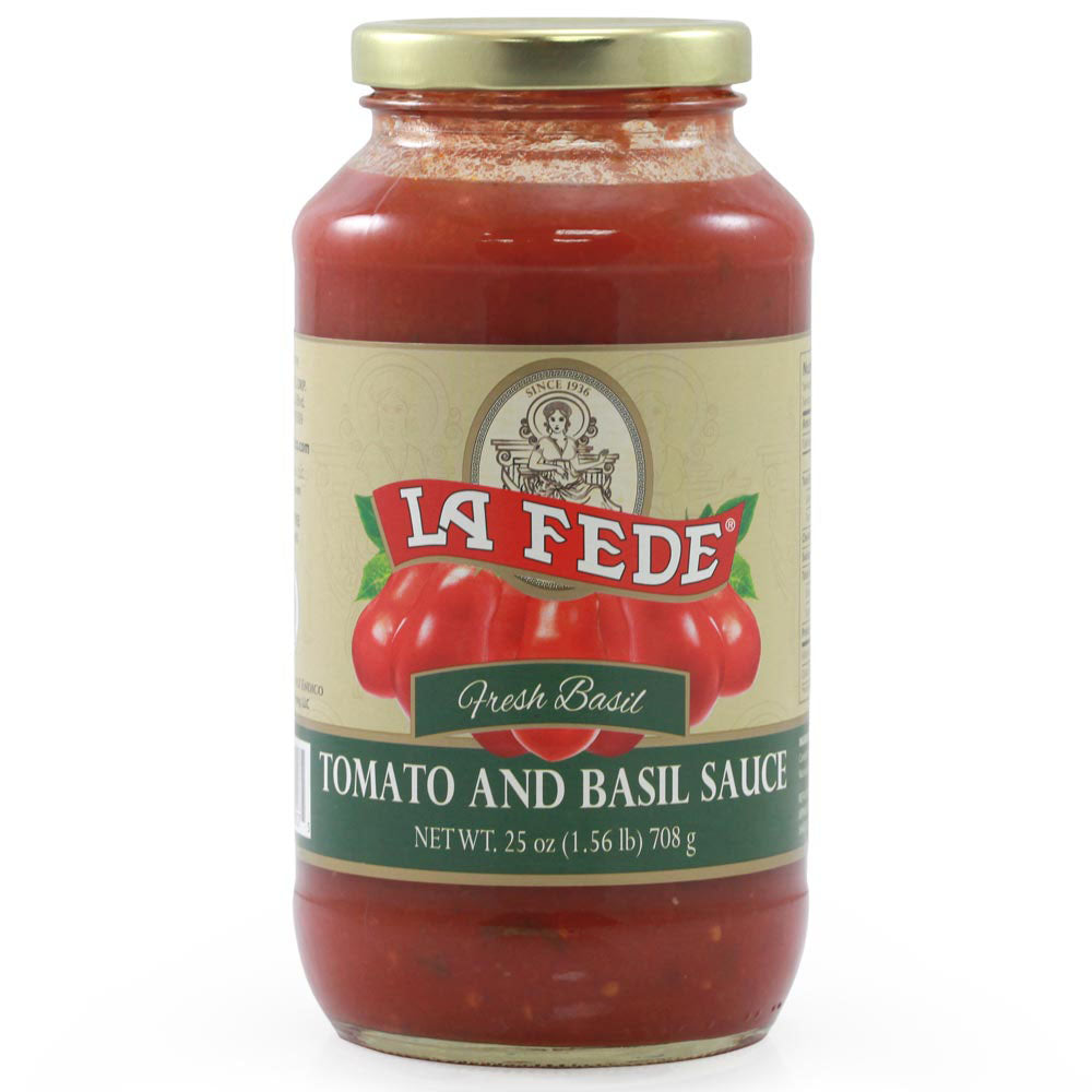 La Fede Tomato & Basil Pasta Sauce – 24 oz (680 g)