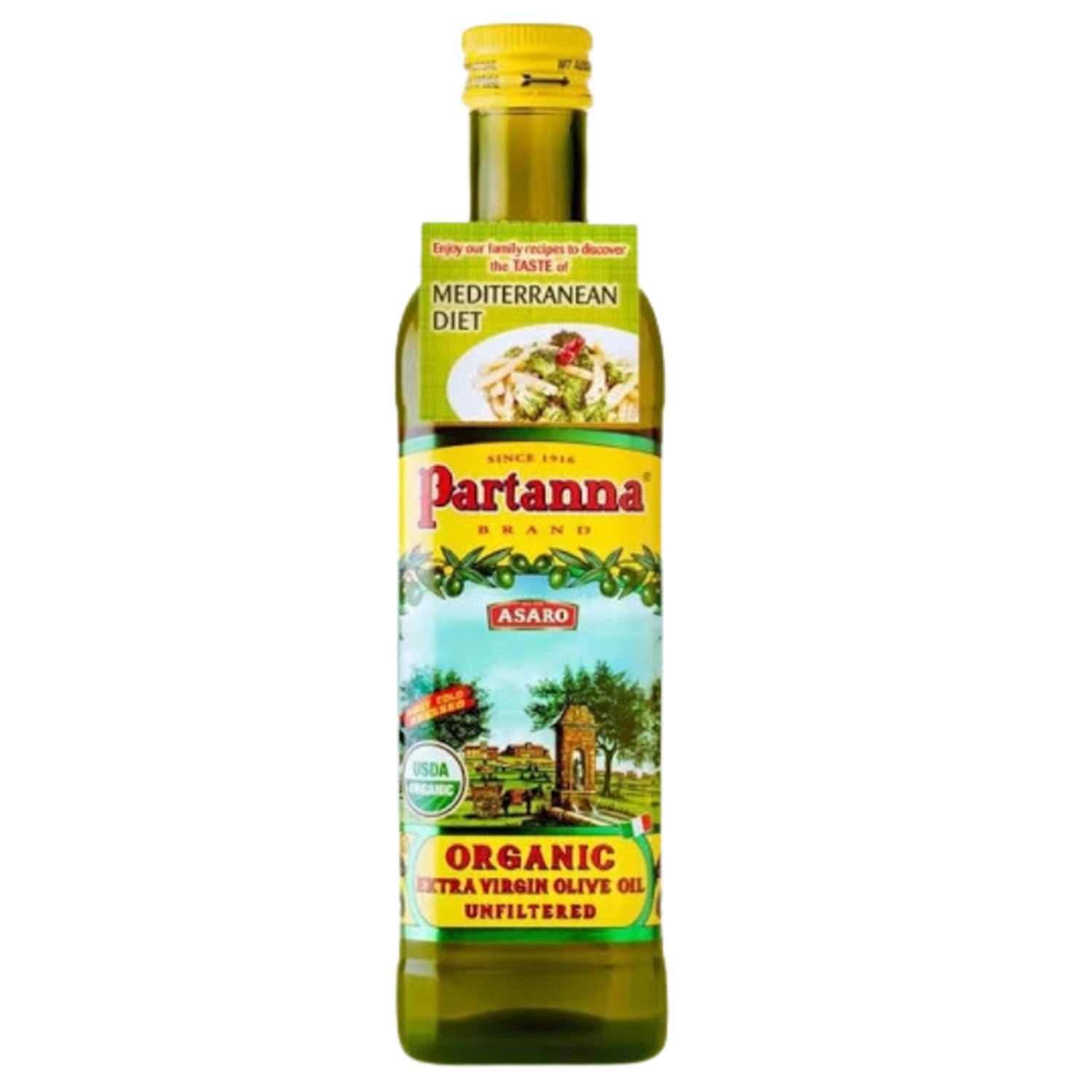 Partanna Unfiltered Extra Virgin Olive Oil 750 ML