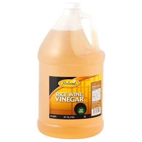 Roland Unseasoned Rice Wine Vinegar – 1 Gallon Jug (128 fl oz)