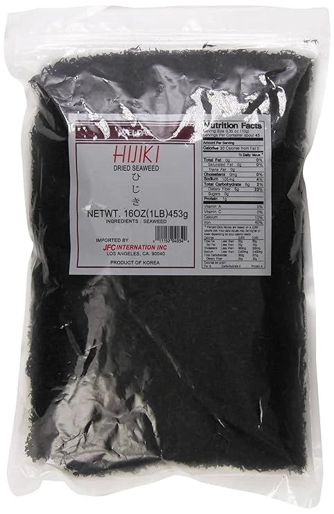 Wel-Pac Hijiki Dried Seaweed – 16 oz | Premium Japanese Sea Vegetable