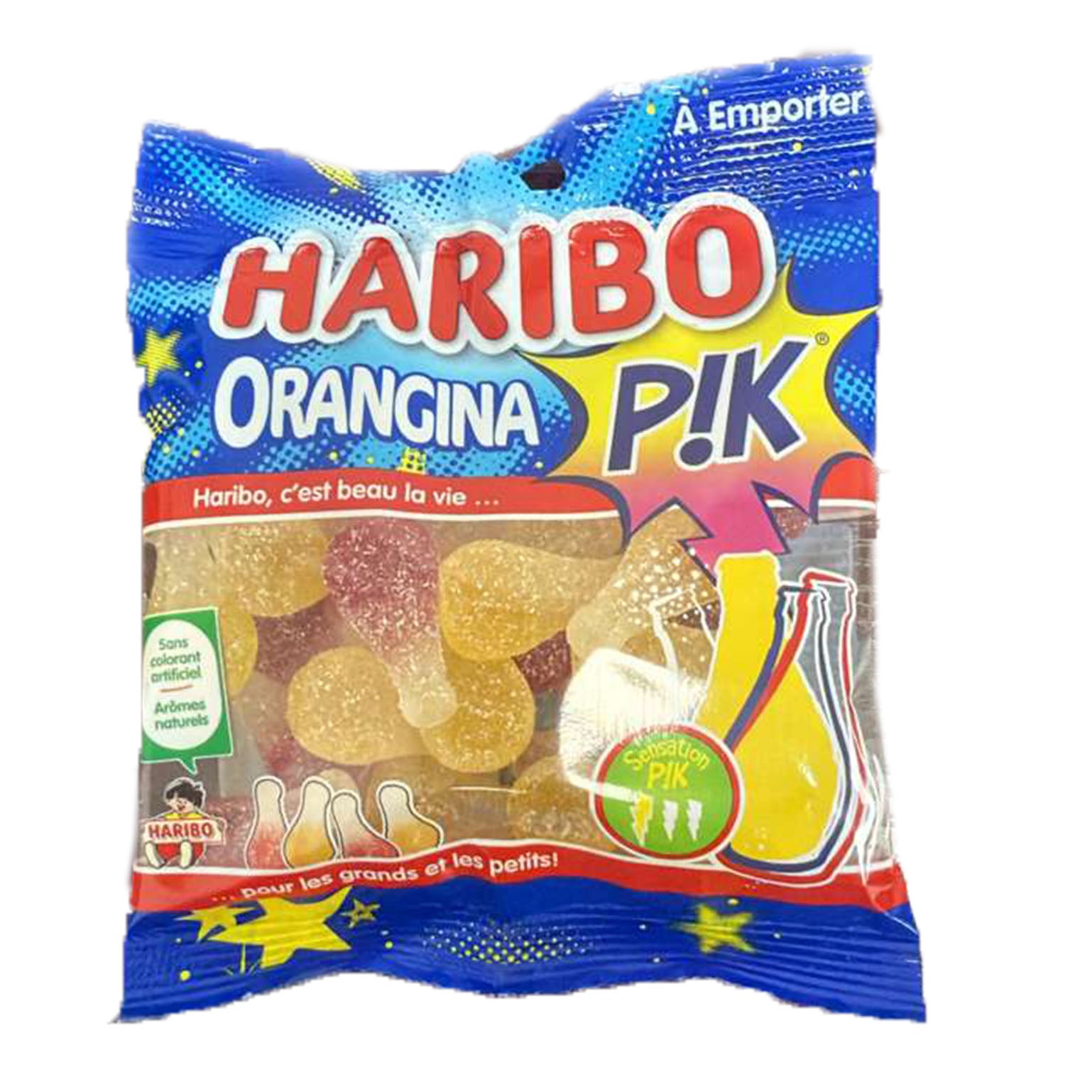 Haribo Orangina P!K – 4.2 oz (120 g) | Fizzy Orange Gummy Candy