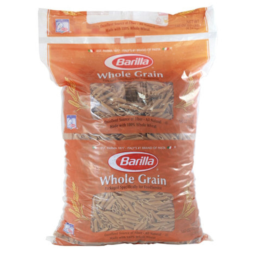 Barilla Bulk 100% Whole Grain Penne Pasta - 10 LB Bag (160 OZ)