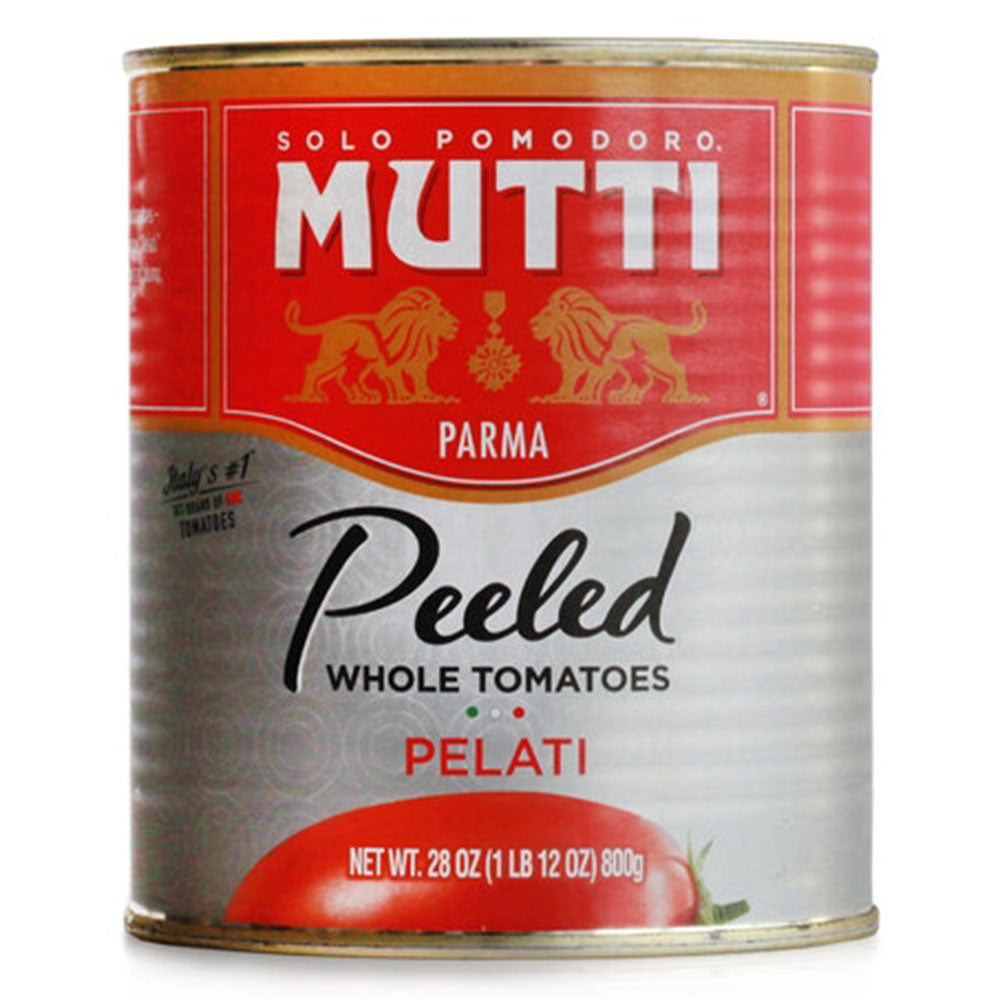 MUTTI Whole Peeled Italian Tomatoes (Pelati) – 28 oz Can