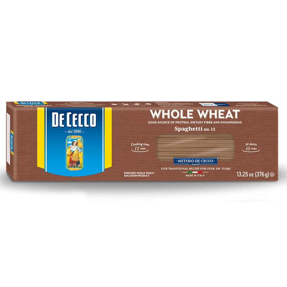 De Cecco 100% Whole Wheat Spaghetti No. 12 (13.25 oz)
