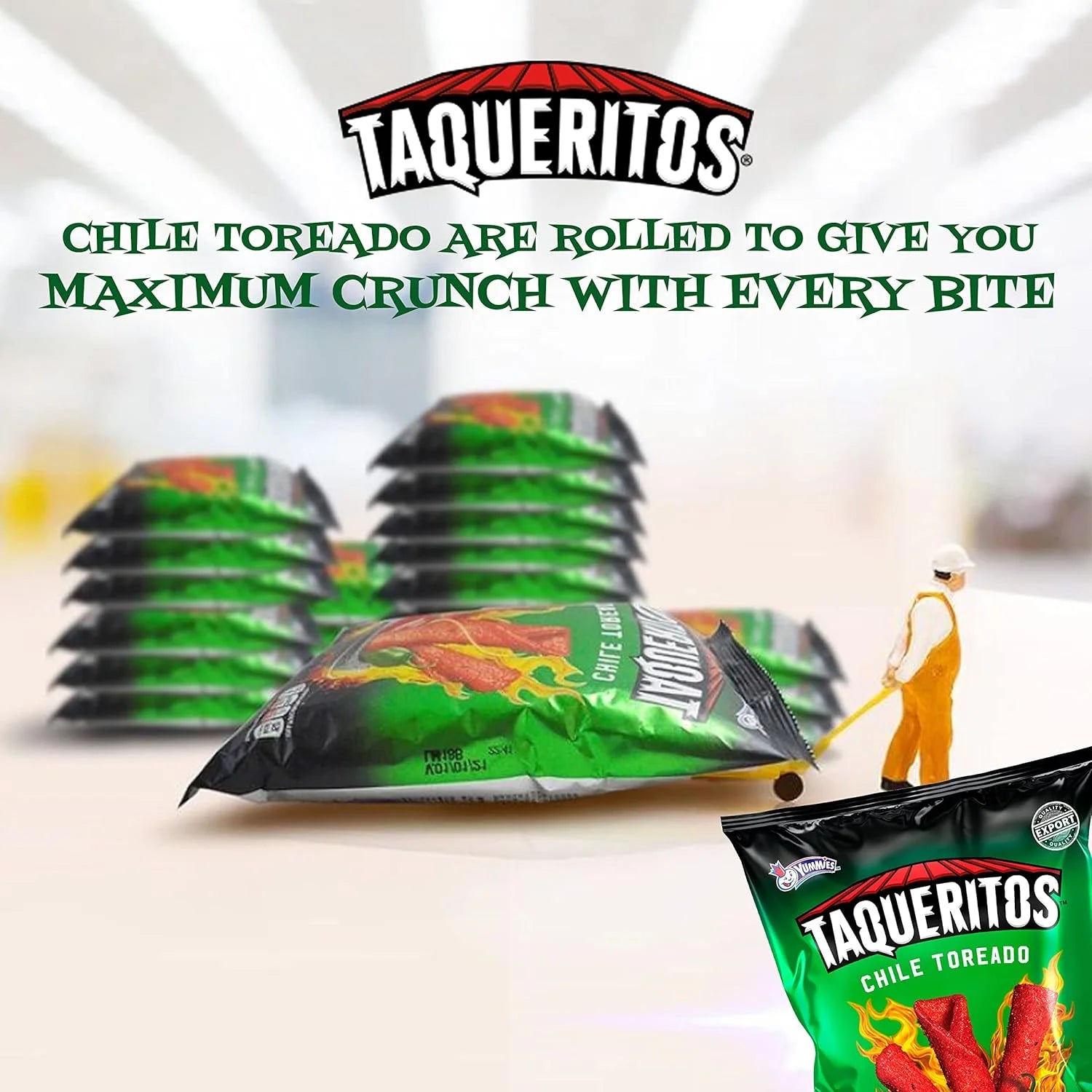 Taqueritos Tortilla Chips – Chile Toreado Flavor, 8 oz