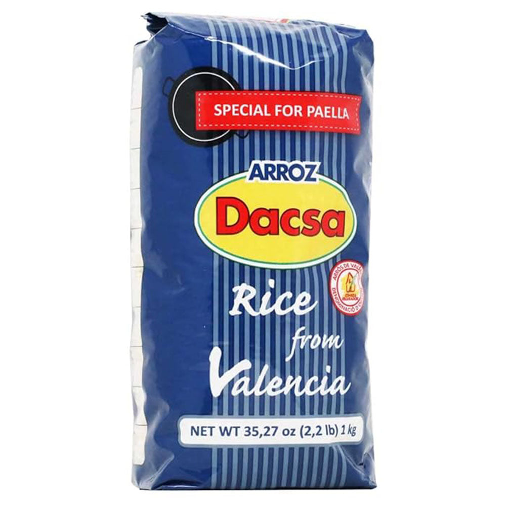 Arroz Dasca Paella Rice - 2.2 LB Bag - Valencian Short Grain Rice