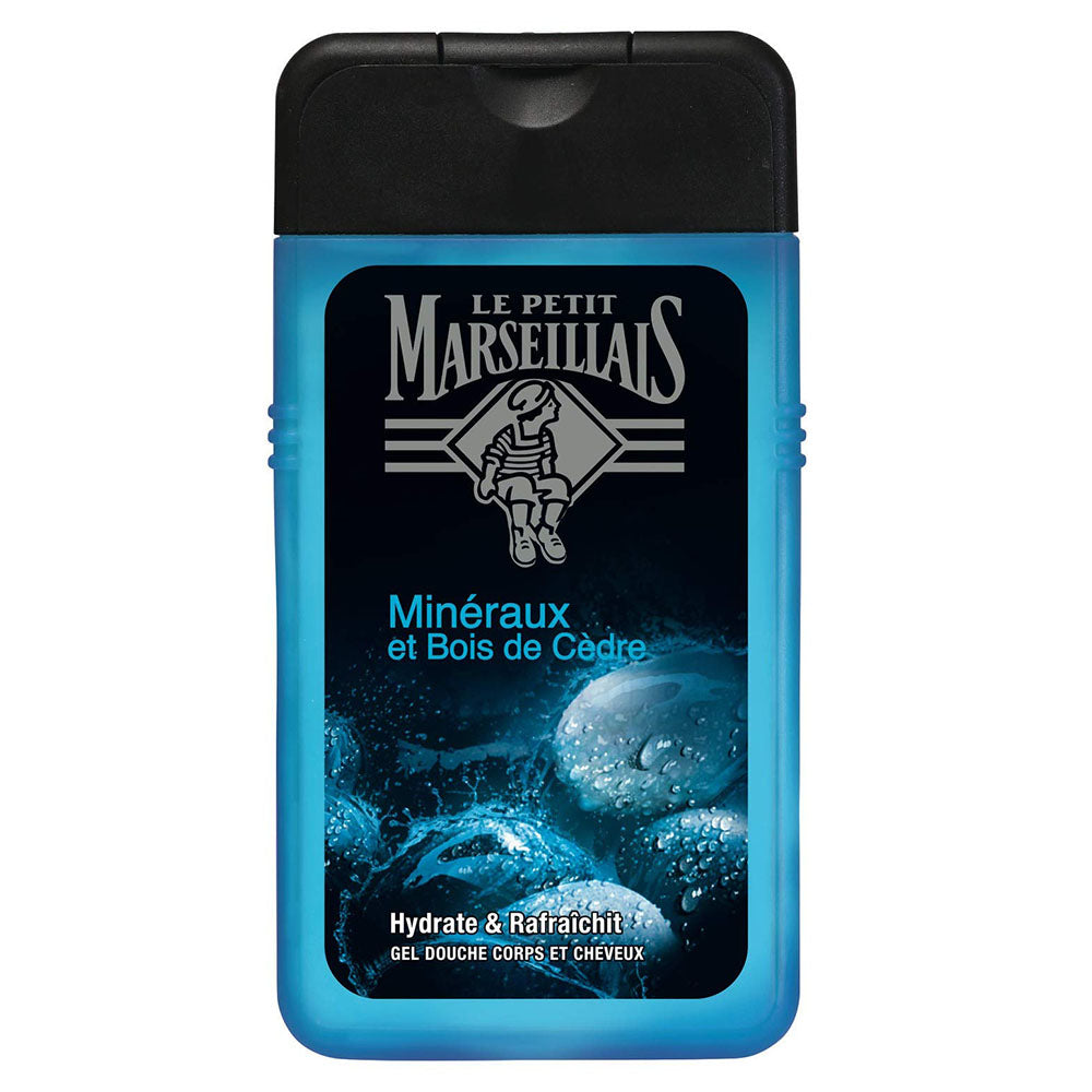 Le Petit Marseillais Men’s Shower Gel – Minerals & Cedarwood 3-in-1, 8.5 fl oz