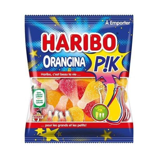 Haribo Orangina P!K – 4.2 oz (120 g) | Fizzy Orange Gummy Candy