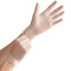 Noble Gloves Powder-Free Disposable Vinyl Gloves for Foodservice Large (Box of 100)