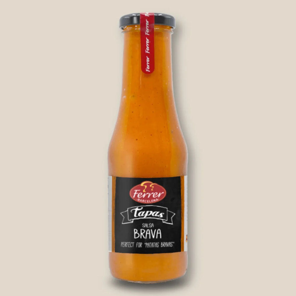 Ferrer Salsa Brava - 320g (11.29 oz) Bottle - Spicy Spanish Sauce for Patatas Bravas