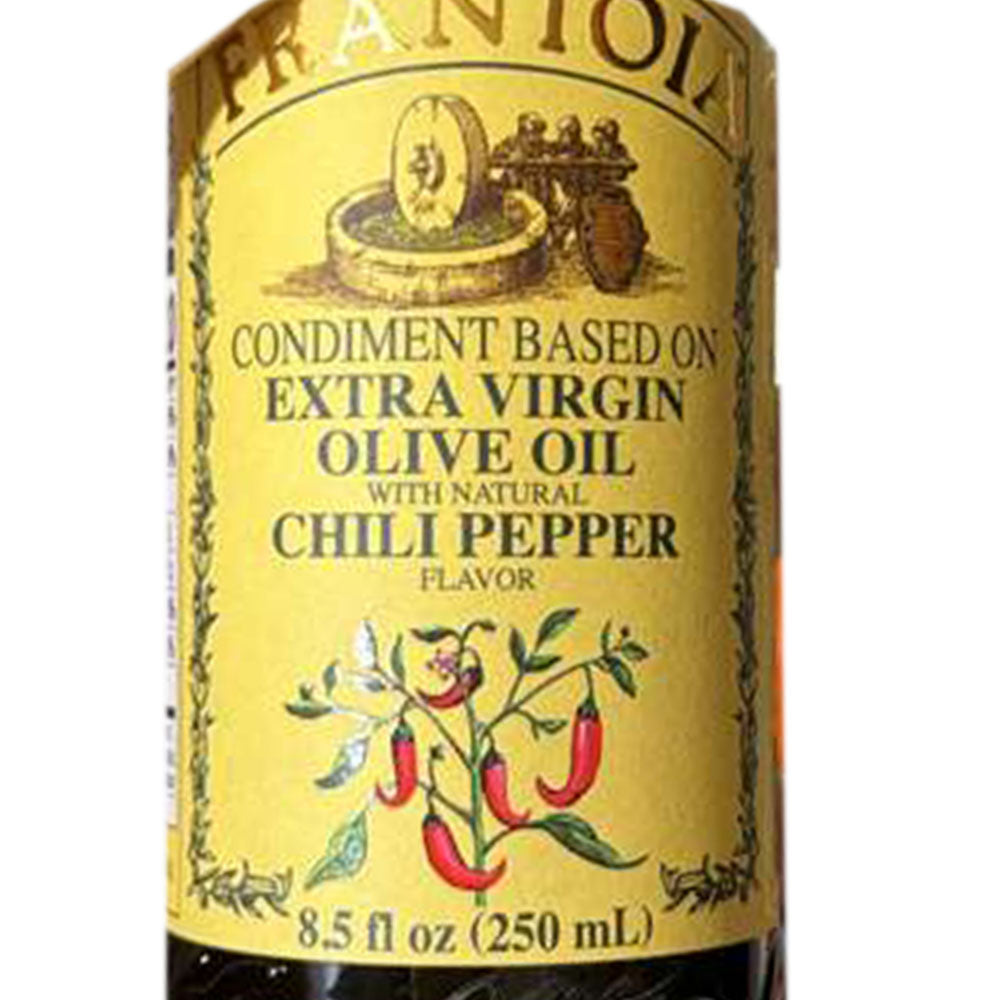 Frantoia Extra Virgin Olive Oil with Chili Peppers (8.45 oz)