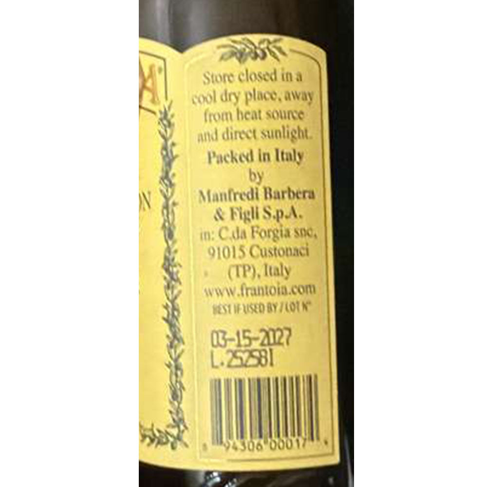 Frantoia Extra Virgin Olive Oil with Chili Peppers (8.45 oz)