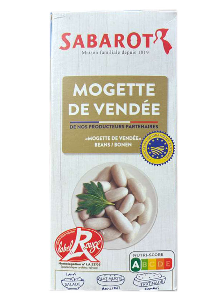 Sabarot "Mogettes de Vendée" Beans - 17.6 oz (1.1 LB) - Label Rouge