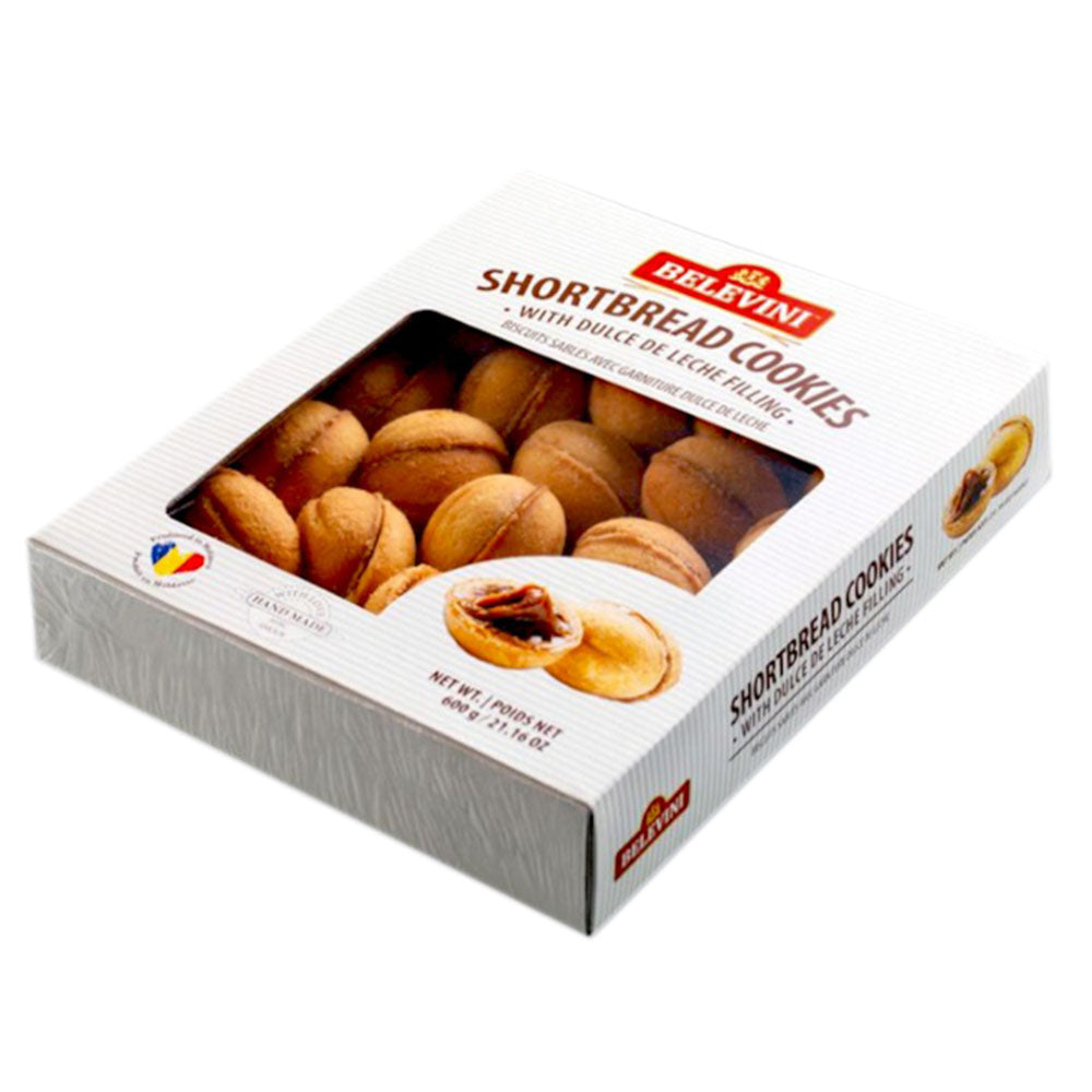Belevini Oreshki Shortbread Cookies with Dulce de Leche – 21.16 oz