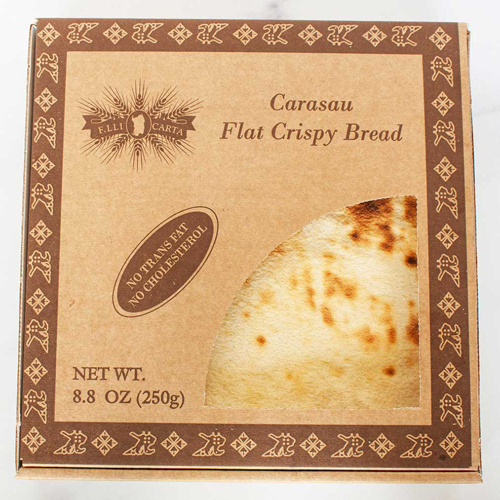 Pane Carasau Flat Crispy Bread – Traditional Italian Flatbread, 8.8 oz (250g)