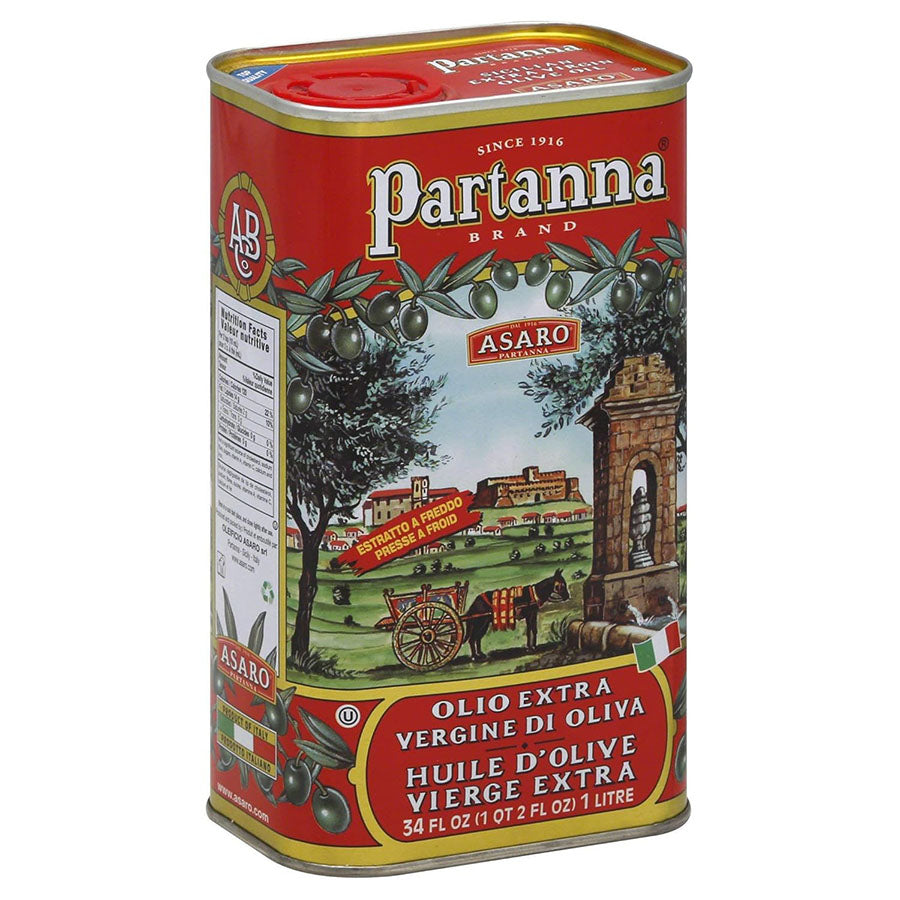 Partanna Extra Virgin Olive Oil – 1L Tin