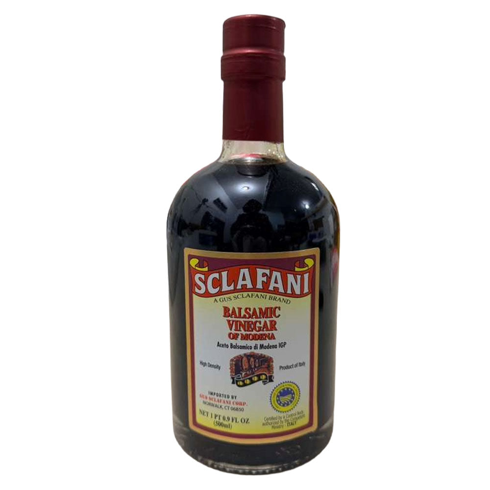 Sclafani Balsamic Vinegar 16.9 oz - Aged Italian Balsamic 500ml Bottle