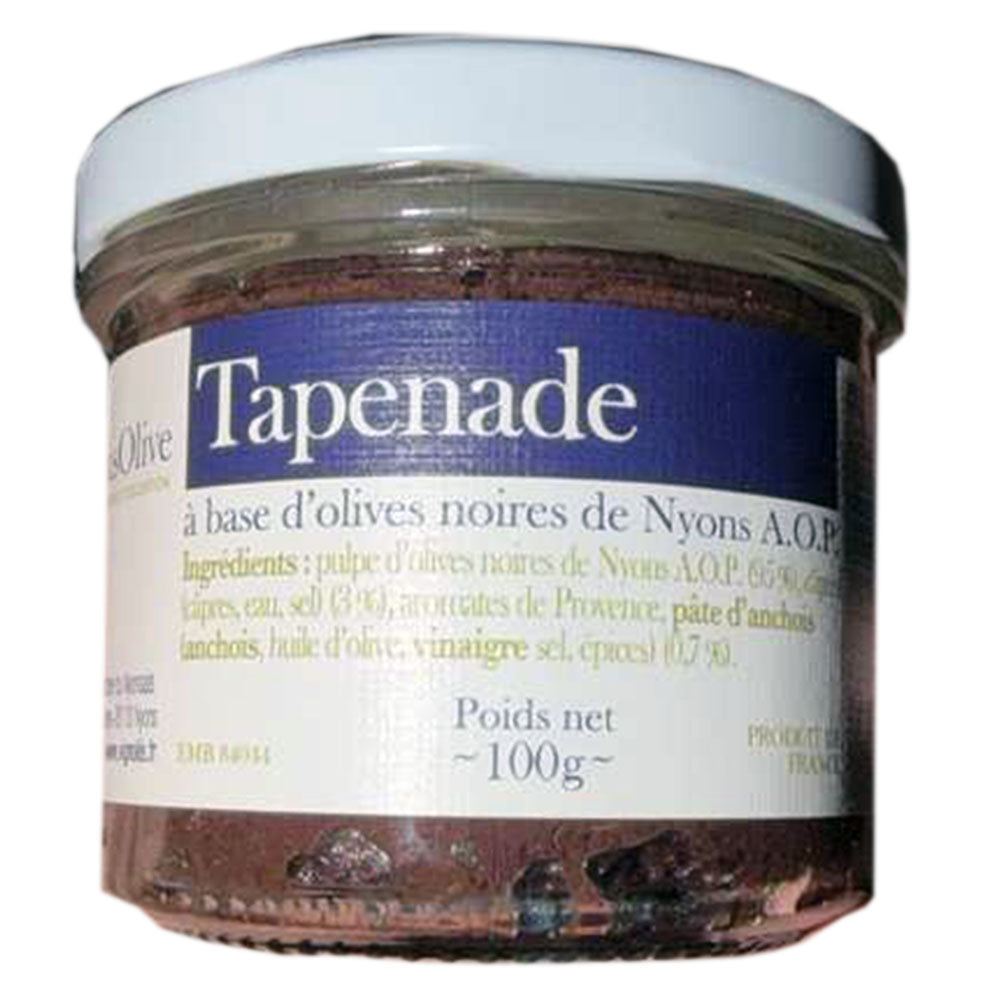 Nyonsolive Black Olive Tapenade made with Nyons Olives A.O.P. (3.5 OZ)