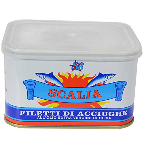 Scalia Anchovy Filets in Extra Virgin Olive Oil - 1 can - 24.69 oz